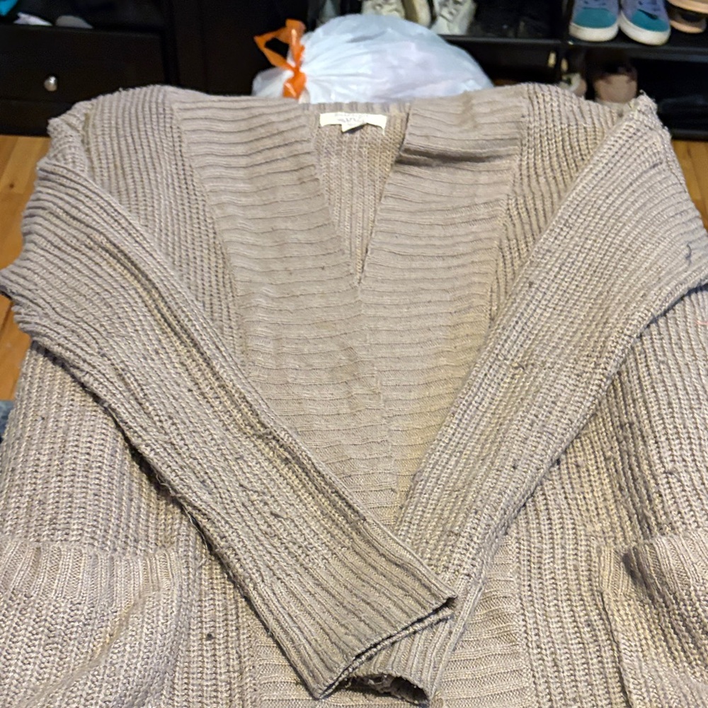 Rhapsody Women's Knit Cardigan - Beige